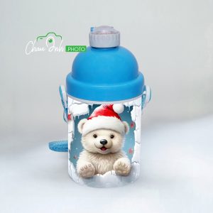 Bình nhựa + ảnh in theo yêu cầu